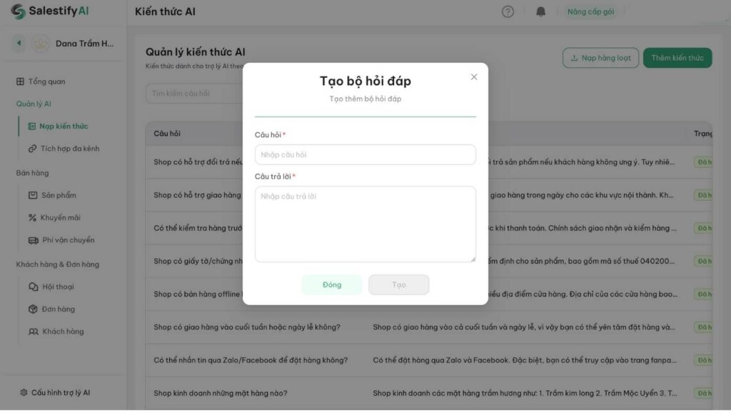 Mô Hình "Freemium" Độc Đáo Của Salestify.AI (Xây Dựng AI Miễn Phí) 