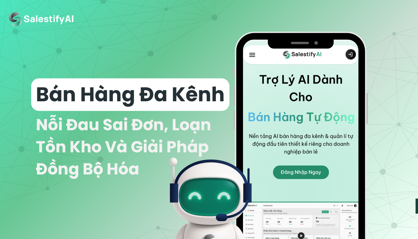 Tự động hoá bán hàng bằng Chatbot AI