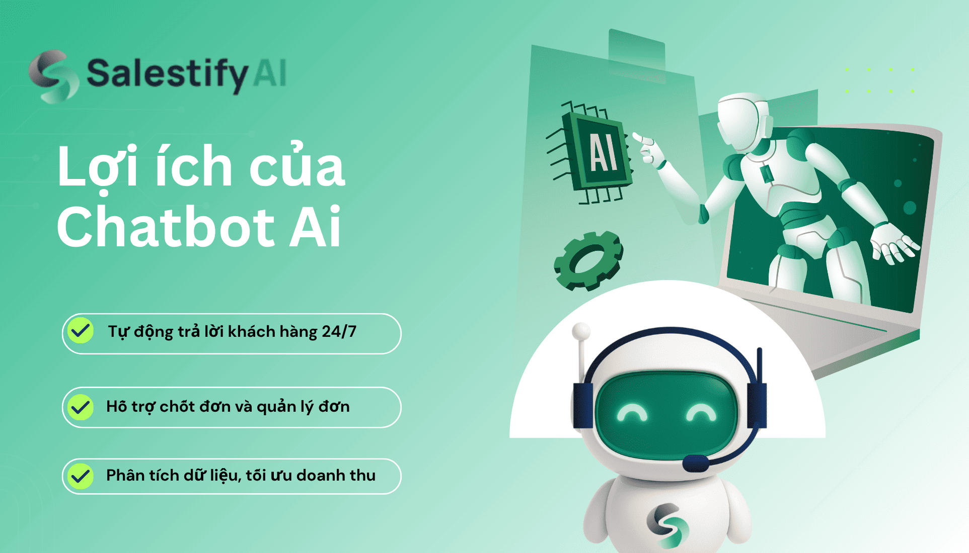 Các lợi ích khi tận dụng AI 