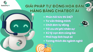 Giải pháp Tự động hoá bán hàng bằng Chatbot AI